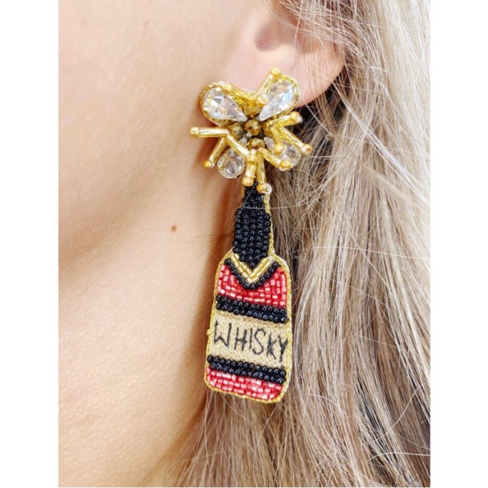 Whisky Boozy Earrings